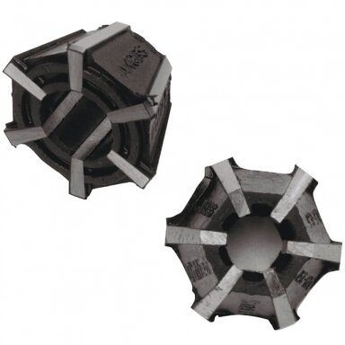 Reversinės sriegimo galvutės guminės cangutės (Rubber-Flex)