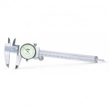Slankmatis rodiklinis, padalos vertė 0.02 mm, INSIZE Slankmatis rodiklinis, padalos vertė 0.02 mm, INSIZE