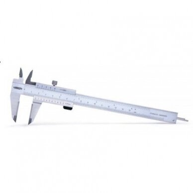 Slankmatis mechaninis su VHM plokštelėmis, padalos vertė 0.05 mm, INSIZE Slankmatis mechaninis su VHM plokštelėmis, padalos vertė 0.05 mm, INSIZE